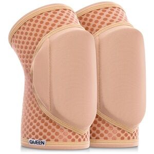 Queen Wear Nude Grippy Pole Dance Knee Pads